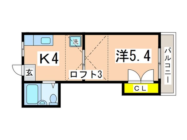 ファミ－ル富士見町の物件間取画像